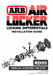 ARB® Air Locker™ Locking Differential, Rear Dana 60