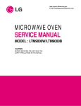 MICROWAVE OVEN SERVICE MANUAL