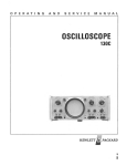 130C Oscilloscope Operating & Service Manual