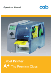 Data Sheets CAB-A4+ Thermal Printer