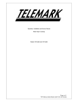 Telemark TVP Instruction Manual