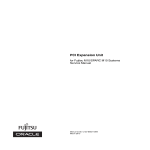 PCI Expansion Unit for Fujitsu M10/SPARC M10 Systems Service