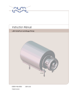 Instruction Manual - LKH UltraPure Centrifugal Pump