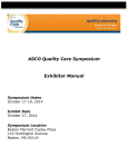 ASCO Quality Care Symposium Exhibitor Manual