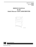 SERVICE MANUAL for the Kodak Ektascan 1120 LASER PRINTER