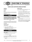 BOOM! AUDIO AM/FM/WB HIDDEN ANTENNA - Harley