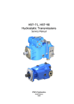 HST-71, HST-90. Hydrostatic Transmissions. Service Manual
