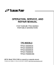 Operational Manual - The Official Tsurumi Pump Store
