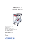 Moto-Cart Jr Service Manual - Lift
