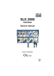 SLE 2000 Ventilator Service Manual