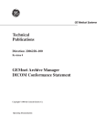 GEMnet Archive Manager DICOM Conformance