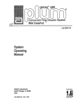Abbott Plum 5000 Operation Manual