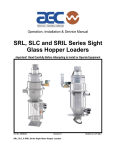 SRL, SLC and SRIL Series Sight Glass Hopper Loaders