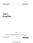 TEKTRONIX 11A71 AMPLIFIER