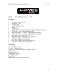 Hayes Trail Trac Install Guidelines