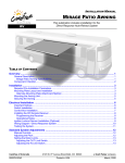 installation manual mirage patio awning