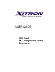 2000 User Guide - Xitron Technologies