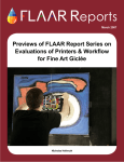Previews of FLAAR Report Series on Evaluations of Printers