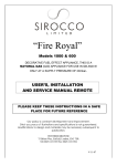 “Fire Royal” - Sirocco Fires