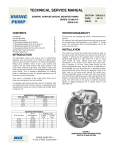 TECHNICAL SERVICE MANUAL - Earthsafe Systems, Inc.