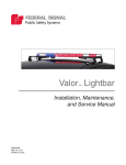 Valor™ Lightbar - Federal Signal