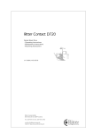 Ritter Contact H User Manual