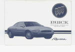 `1995 Buick Riviera Owner`s Manual