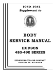 BODY SERVICE MANUAL - Hudson Terraplane.com