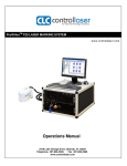 Operations Manual - Control Laser Corporation