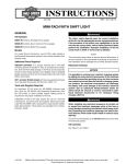 MINI-TACH WITH SHIFT LIGHT - Harley