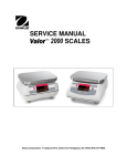 2000 scales - Ohaus Corporation