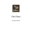 Fake Flame Instruction Manual(Download)