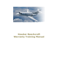Hawker Beechcraft Warranty Training Manual