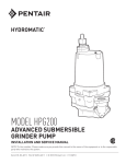advanced submersible grinder pump
