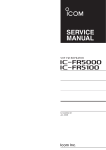 IC-FR5000/FR5100 SERVICE MANUAL