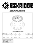 50n model service manual single/double stage planetary