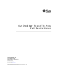 Sun StorEdge™ T3 and T3+ Array Field Service Manual