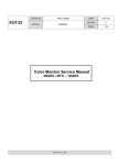 Color Monitor Service Manual