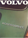 Volvo 240 & 260 series accessories & options brochure