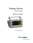 Propaq Encore Reference Guide, English 2.4X (P/N