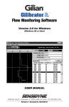 Sensidyne Gilian Gilibrator 2 Flow Monitoring