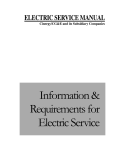 Information & Requirements for Electric Service