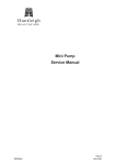 HUNTLEIGH Mini Infusion Pump Service Manual
