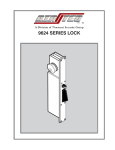 Service Manual & Parts List - Cornerstone Detention Products