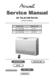 Service Manual SX Telecom (brand Airwell) R410A