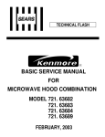 Service Manual  - Appliance Factory Parts