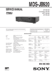 SERVICE MANUAL - MiniDisc Community Page