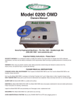 Model 0200 OMD - Security Engineered Machinery
