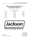 AJ-44 Series Installation/Operation & Service Manual