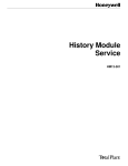 History Module Service - Honeywell Process Solutions